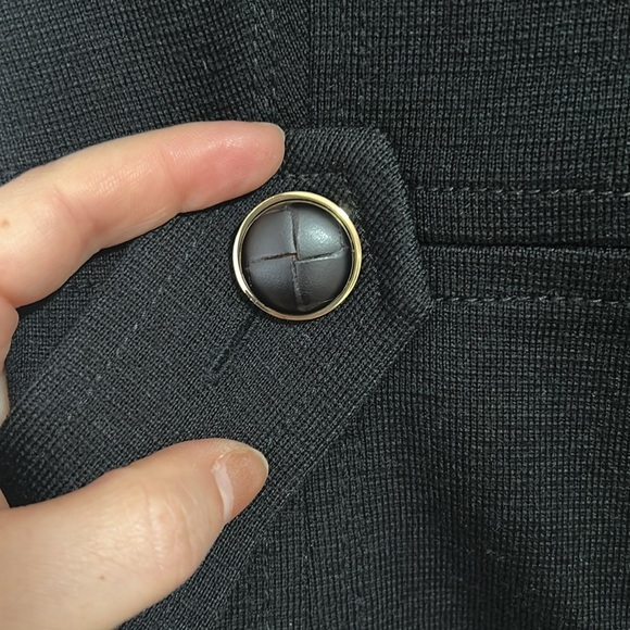 Tory Burch Declan Tab Wool Blend Dress Size XS black career office classic - Picture 9 of 14